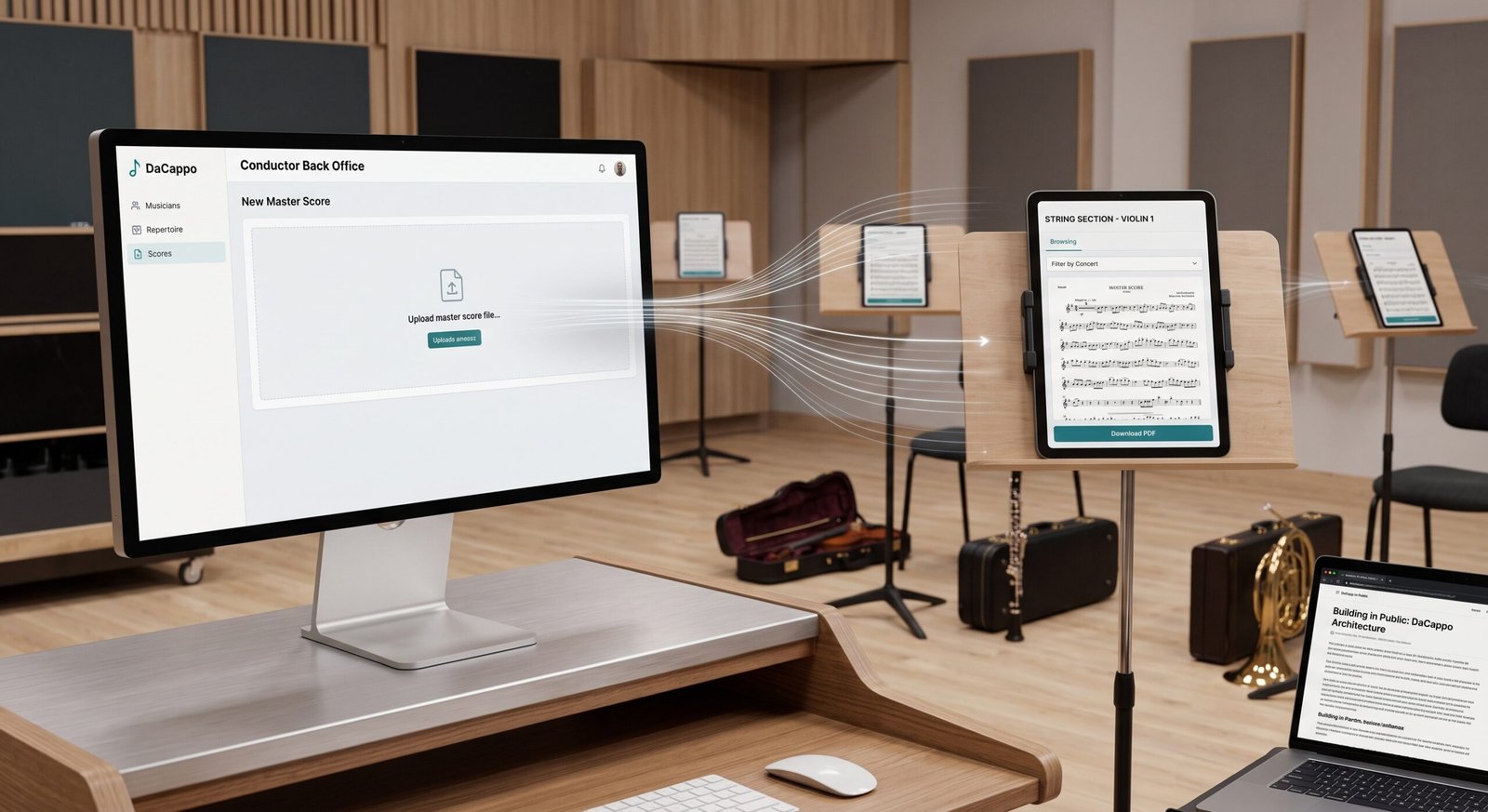 DaCappo — Orchestra Sheet Music Management